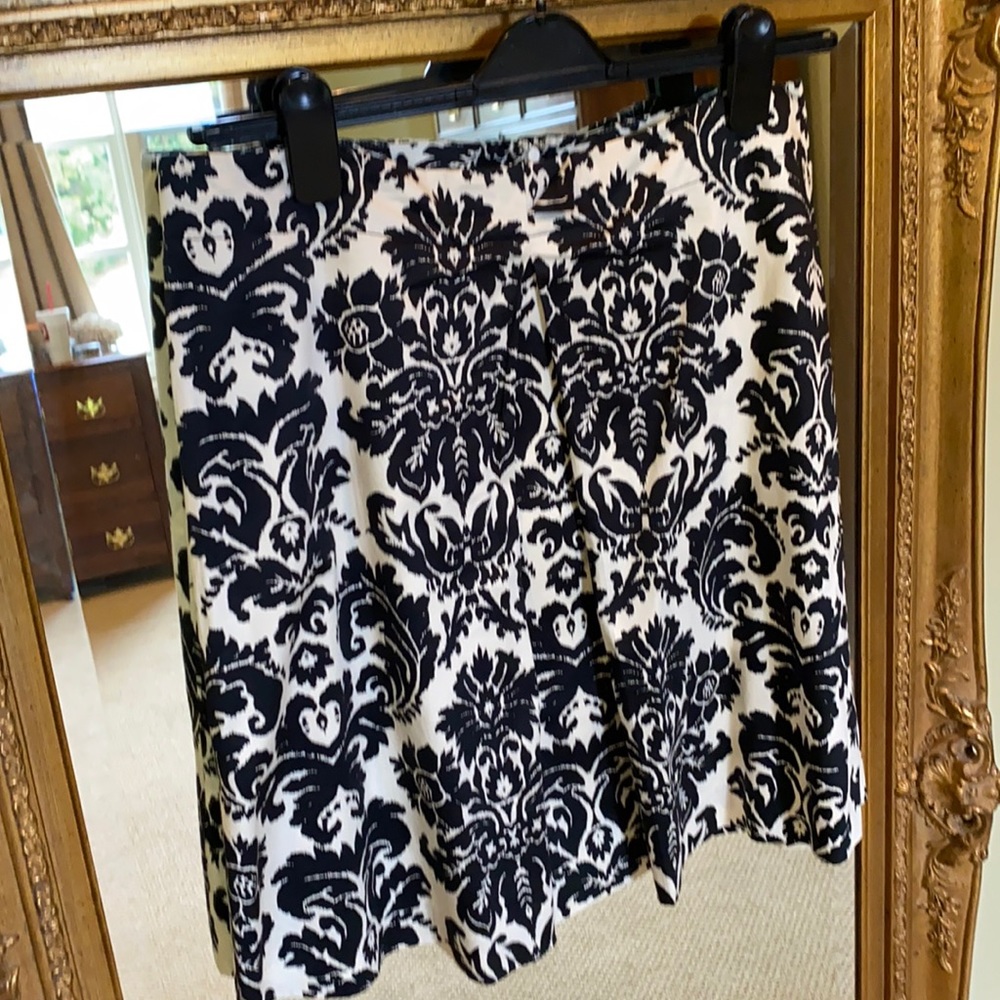 Cotton sateen skirt
